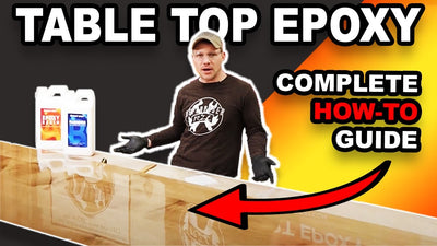 How to Epoxy a Table Top Like A Pro