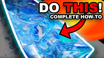 How To Do A Colored Dirty Pour l Step-By-Step Tutorial