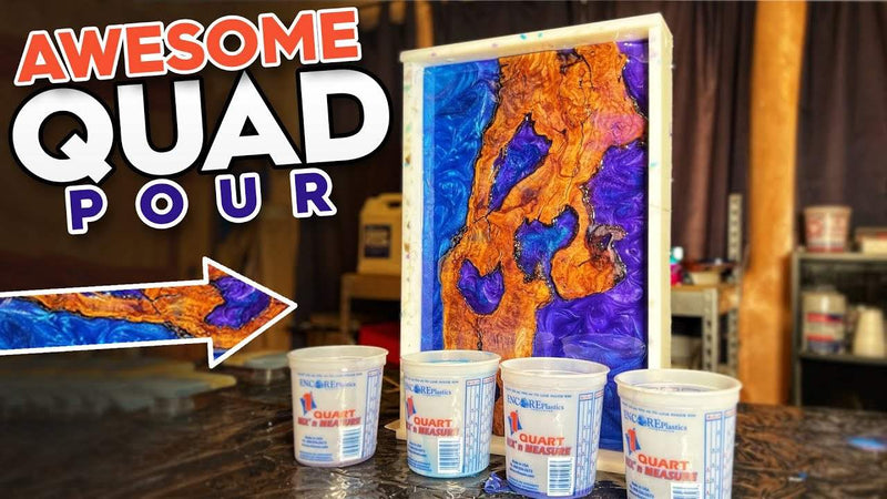 DIY Epoxy Resin Quad Pours: Part 1