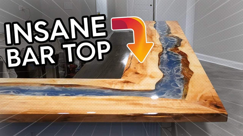 DIY Epoxy Resin L-Shaped River Bar Top l Full Build Tutorial