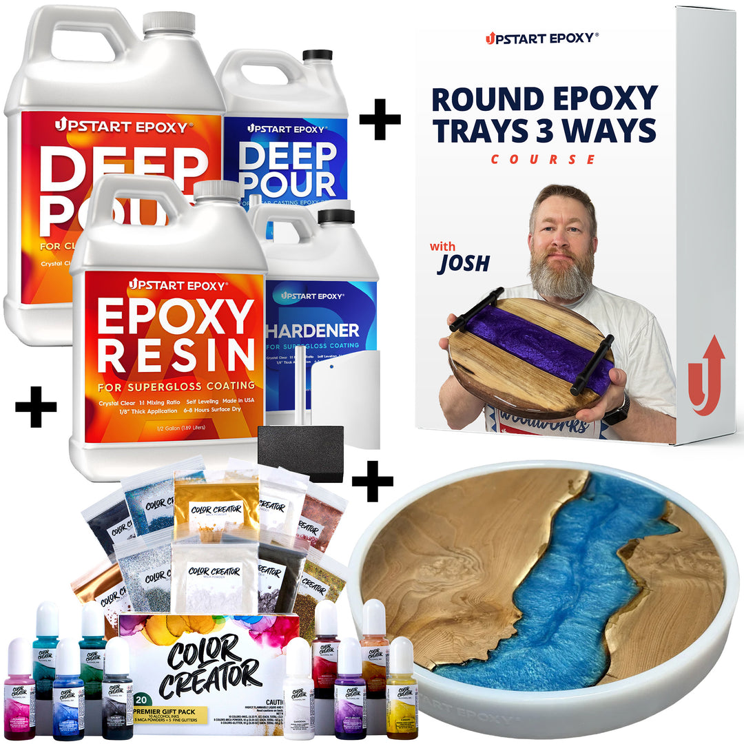 Round Epoxy Trays 3 Ways Bundle