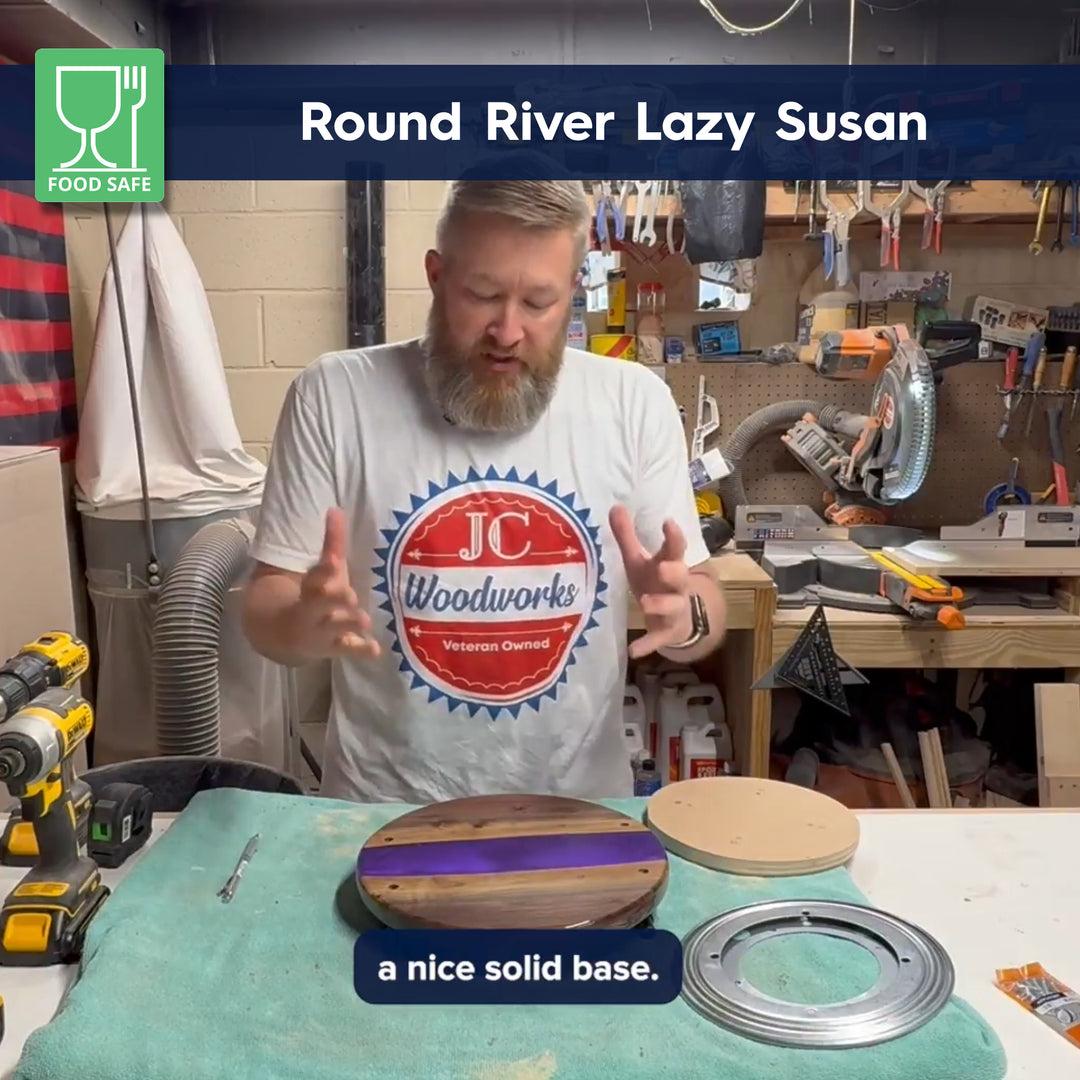 Round Epoxy Trays 3 Ways Course