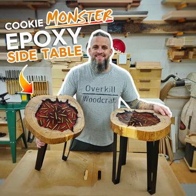 Cookie Monster Epoxy Side Table Bundle